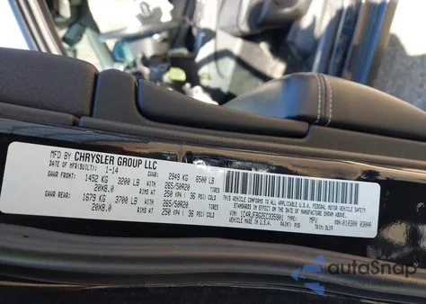 2014 Jeep Grand Cherokee Limited из США, поврежденный, VIN 1C4RJFBG2EC335901